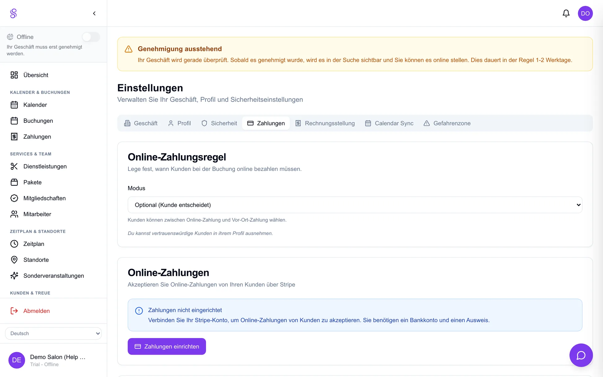 Mode de paiement en ligne